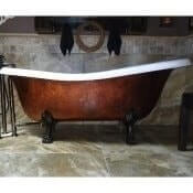 reproduction clawfoot tub